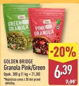 ALDI Golden Bridge Granola Pink/Green oferta