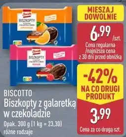ALDI BISCOTTO Biszkopty z galaretką w czekoladzie oferta