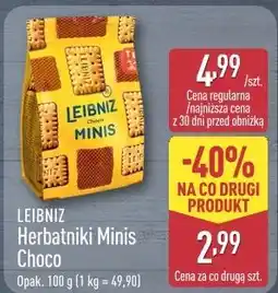 ALDI LEIBNIZ Herbatniki Minis Choco oferta