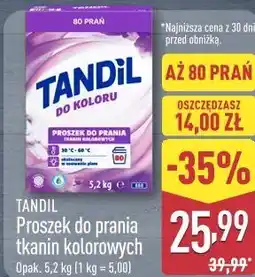ALDI TANDIL Proszek do prania tkanin kolorowych oferta