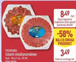 ALDI Tremondi Salami międzynarodowe oferta