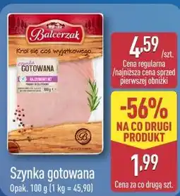 ALDI Balcerzak Szynka gotowana oferta