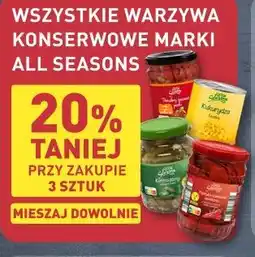 ALDI Wszystkie warzywa konserwowe marki All Seasons oferta
