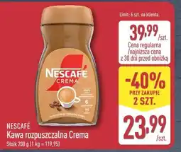 ALDI NESCAFÉ Kawa rozpuszczalna Crema oferta