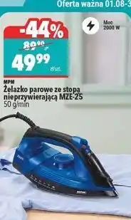 Biedronka MPM Żelazko parowe ze stopą nieprzywierającą MZE-25 oferta