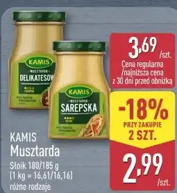 ALDI KAMIS Musztarda oferta