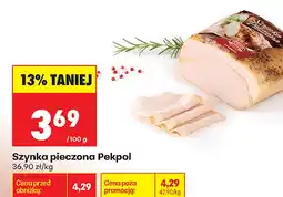 Biedronka Szynka pieczona Pekpol oferta