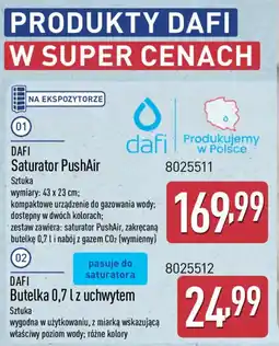 ALDI DAFI Saturator PushAir oferta