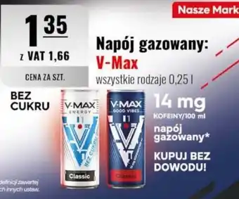 Eurocash Napój gazowany: V-Max oferta