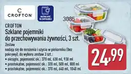 ALDI CROFTON Szklane pojemniki do przechowywania żywności oferta