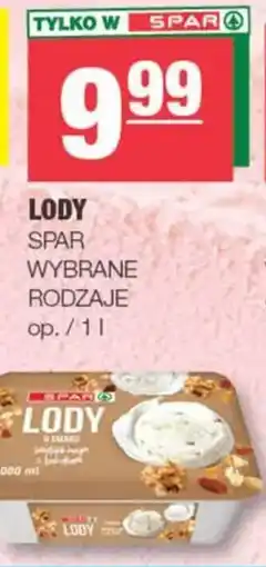 EuroSPAR Lody SPAR Wybrane Rodzaje oferta