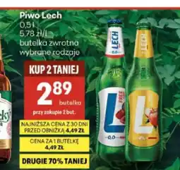 Delikatesy Centrum Piwo Lech oferta