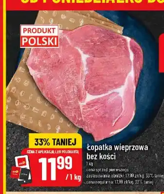 Łopatka wieprzowa bez kości