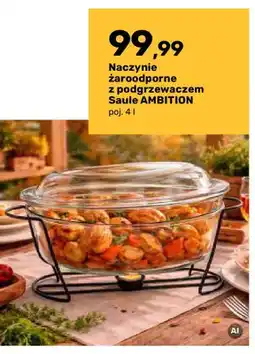 Bricomarche Naczynie żaroodporne z podgrzewaczem Saule Ambition poj oferta