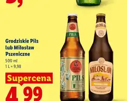 Lidl Piwo Miłosław Pszeniczne oferta