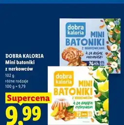 Lidl Mini batoniki z nerkowców Dobra Kaloria à la babka cytrynowa oferta