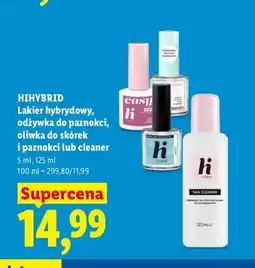 Lidl Odżywka do paznokci Hihybrid oferta