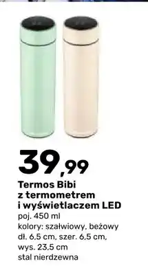 Bricomarche Termos Bibi z termometrem i wyświetlaczem LED oferta