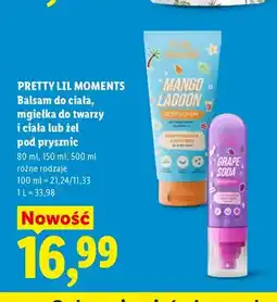 Lidl Mgiełka do twarzy i ciała Pretty Lil Moments oferta