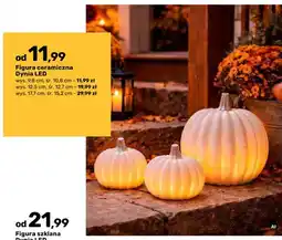 Bricomarche Figura ceramiczna Dynia LED śr. 10,8 cm oferta