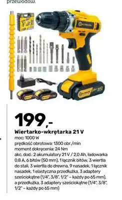 Bricomarche Wiertarko-wkrętarka Baltmann 21V oferta