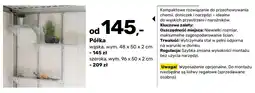 Bricomarche Półka wąska 48x50x2 cm oferta