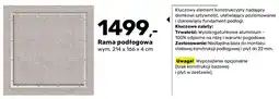 Bricomarche Rama podłogowa 214x166x4 cm oferta