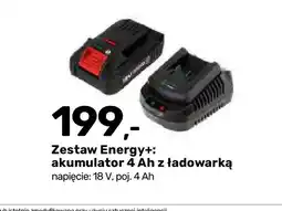 Bricomarche Zestaw akumulator 4Ah z ładowarką Graphite Energy+ oferta