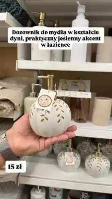 Pepco Dozownik do mydła w kształcie dyni oferta