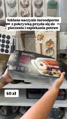 Pepco Szklane naczynie żaroodporne z pokrywką oferta