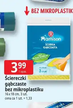 E.Leclerc Ściereczki gąbczaste bez mikroplastiku Mamison oferta
