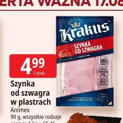 E.Leclerc Szynka od szwagra w plastrach Krakus oferta