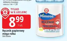 E.Leclerc Ręcznik papierowy Mimosa mega rolka oferta