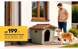 Bricomarche Buda plastikowa dla psa 79x56x60 cm oferta