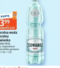 E.Leclerc Woda mineralna niegazowana Naturalna woda Cisowianka oferta