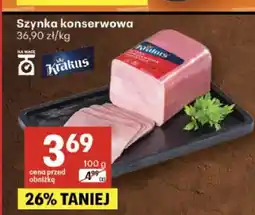 Delikatesy Centrum Szynka konserwowa Krakus oferta