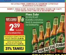 Delikatesy Centrum Piwo Żubr oferta