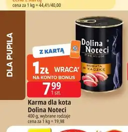 E.Leclerc Karma dla kota Dolina Noteci Premium bogata w kaczkę oferta