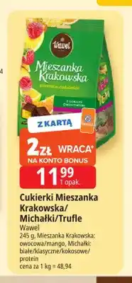 E.Leclerc Cukierki Mieszanka Krakowska Wawel owocowa oferta