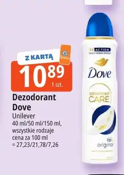 E.Leclerc Dezodorant Dove oferta