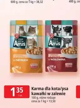 E.Leclerc Karma dla kota kawałki w zalewie z indykiem Tous Mes Amis oferta