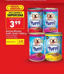Biedronka Karma dla psa Puffi oferta