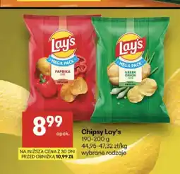Delikatesy Centrum Chipsy ziemniaczane Lay's Papryka oferta
