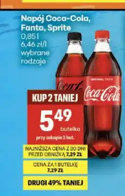 Delikatesy Centrum Napój gazowany Coca-Cola oferta