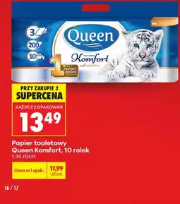 Biedronka Papier toaletowy Queen oferta
