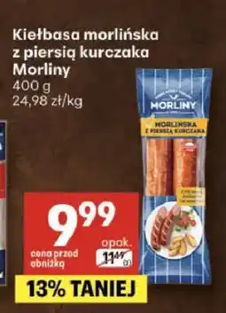 Delikatesy Centrum Kiełbasa morlińska z piersią kurczaka Morliny oferta