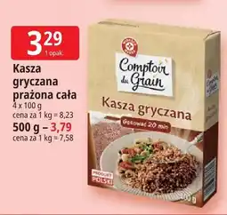 E.Leclerc Kasza gryczana prażona cała Comptoir du Grain 4-pak oferta