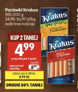 Delikatesy Centrum Parówki Krakus z kurczaka oferta