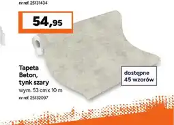 Bricoman Tapeta Beton tynk szary oferta