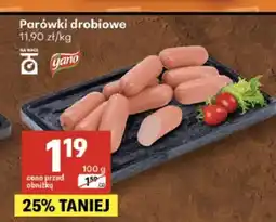 Delikatesy Centrum Parówki drobiowe Yano oferta